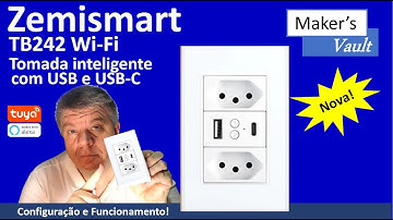 Zemismart TB242: Tomada Inteligente com USB e USB-C: Configuração e Funcionamento – Use com Alexa!