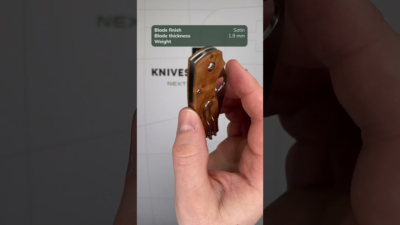 Spyderco Chaparral Maple Wood Slipjoint C152NLWDP pocket knife