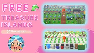 ⭐FREE items and villagers Animal Crossing  Treasure islands ( 7 islands +  Drop bot for members)