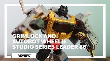 Grimlock and Autobot Wheelie Studio Series Leader 86 Figure Unboxing Review | Airlim