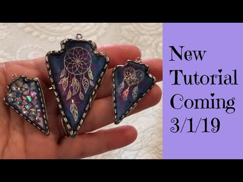 Next tutorial 3/1/19! Polymer Clay Holo Fantasy Arrowheads