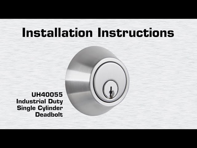 How to Install Single Cylinder Deadbolt: Easy Step-by-Step Guide