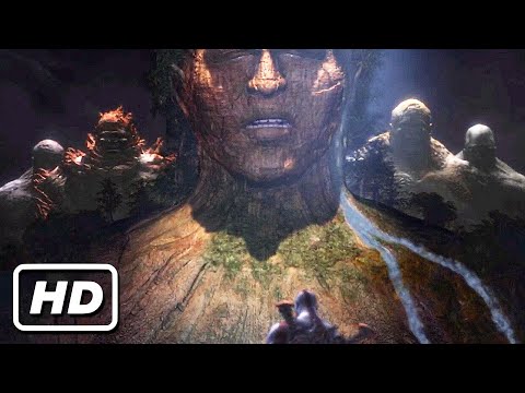 Kratos Meeting Gaia For The FIRST TIME CINEMATIC SCENE! | GOW Story