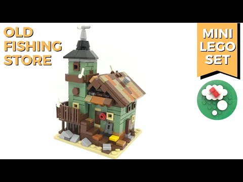 Mini LEGO Old Fishing Store (TUTORIAL) 