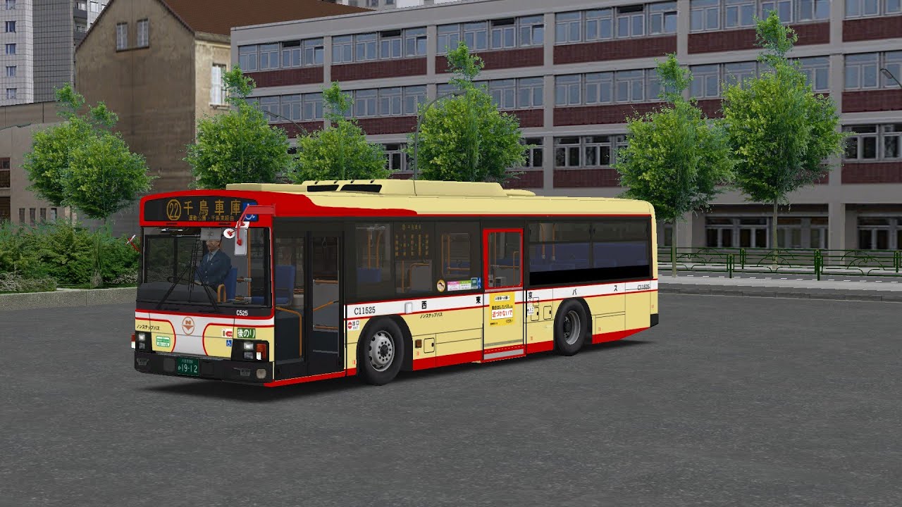 【OMSI2】MTエルガで新浦安駅-千鳥車庫(高回転)