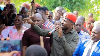 H.E PRESIDENT BOBI WINE NE BETTY NAMBOOZE IN MUKONO FOR SSEMPIJA ALANGIDE MUSEVENI