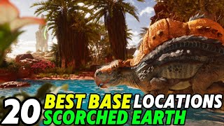 Ark: Scorched Earth, Top 20 Best PVE Base Locations #ark #arksurvivalascended #scorchedearth