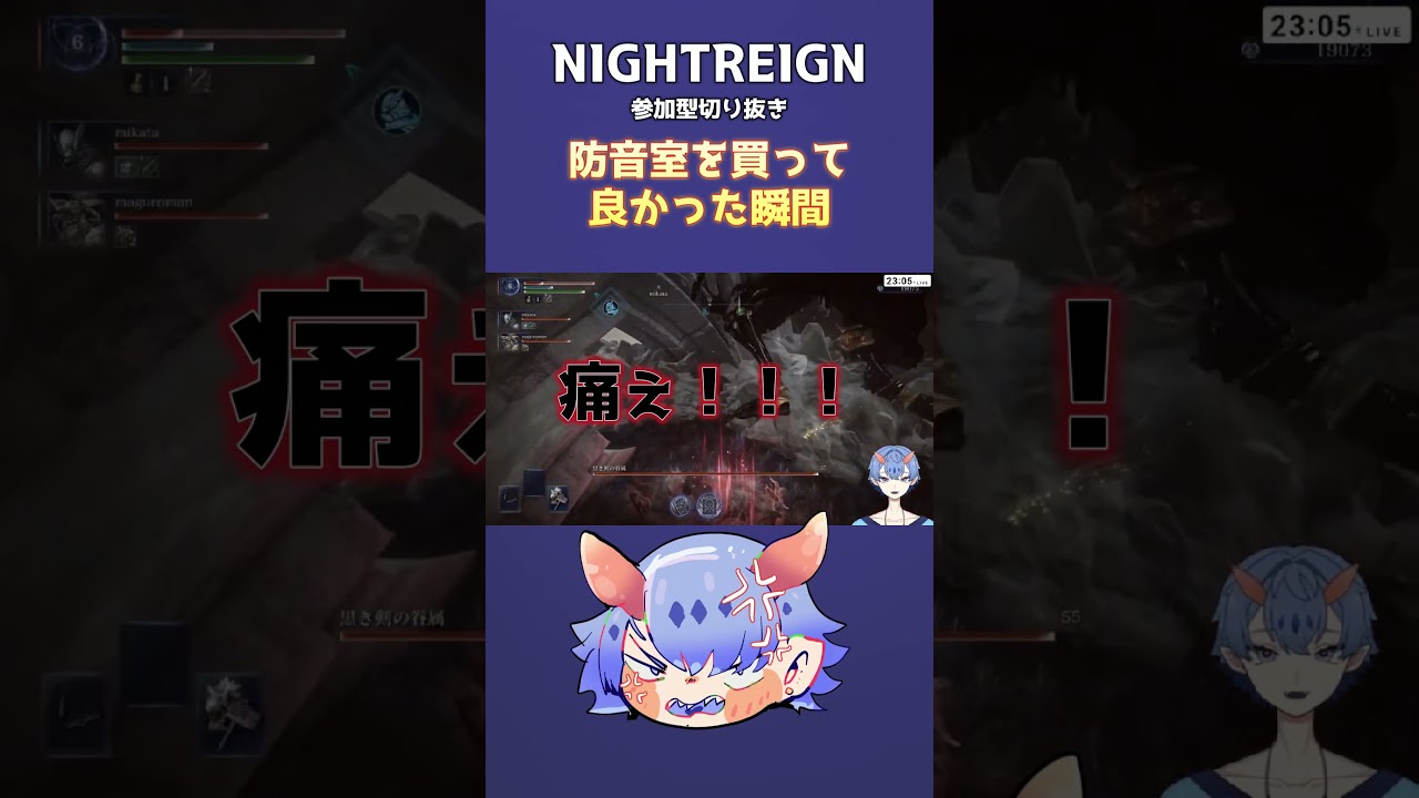 防音室を導入して自由になった配信者【ナイトレイン】#shorts #切り抜き #nightreign