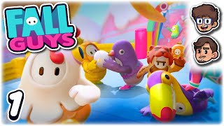 THE FALLING GUYS FALL, GUYS!! | Part 1 | Let's Play Fall Guys: Multiplayer | ft. @RhapsodyPlays screenshot 1