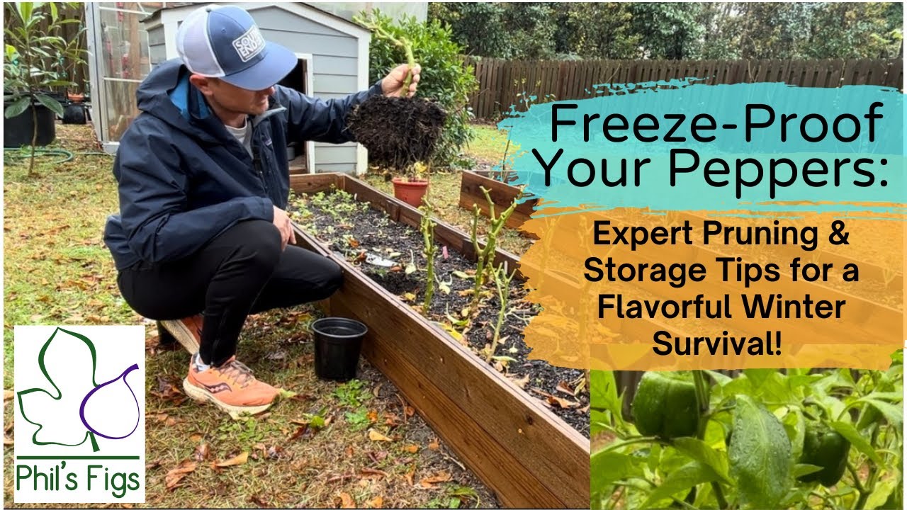 DigUp and Store Pepper Plants for Winter! YouTube