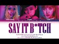 BLACKPINK Jennie X Lisa With Nicki Minaj SAY IT B TCH Lyrics 블랙핑크 Nicki Minaj BY Denisse Blink 