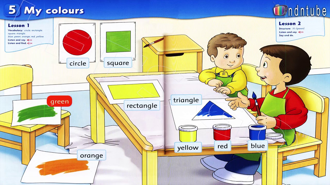 First Friends Colors FIRST FRIENDS 1 UNIT 5 MY COLOURS LESSON 1 - YouTube