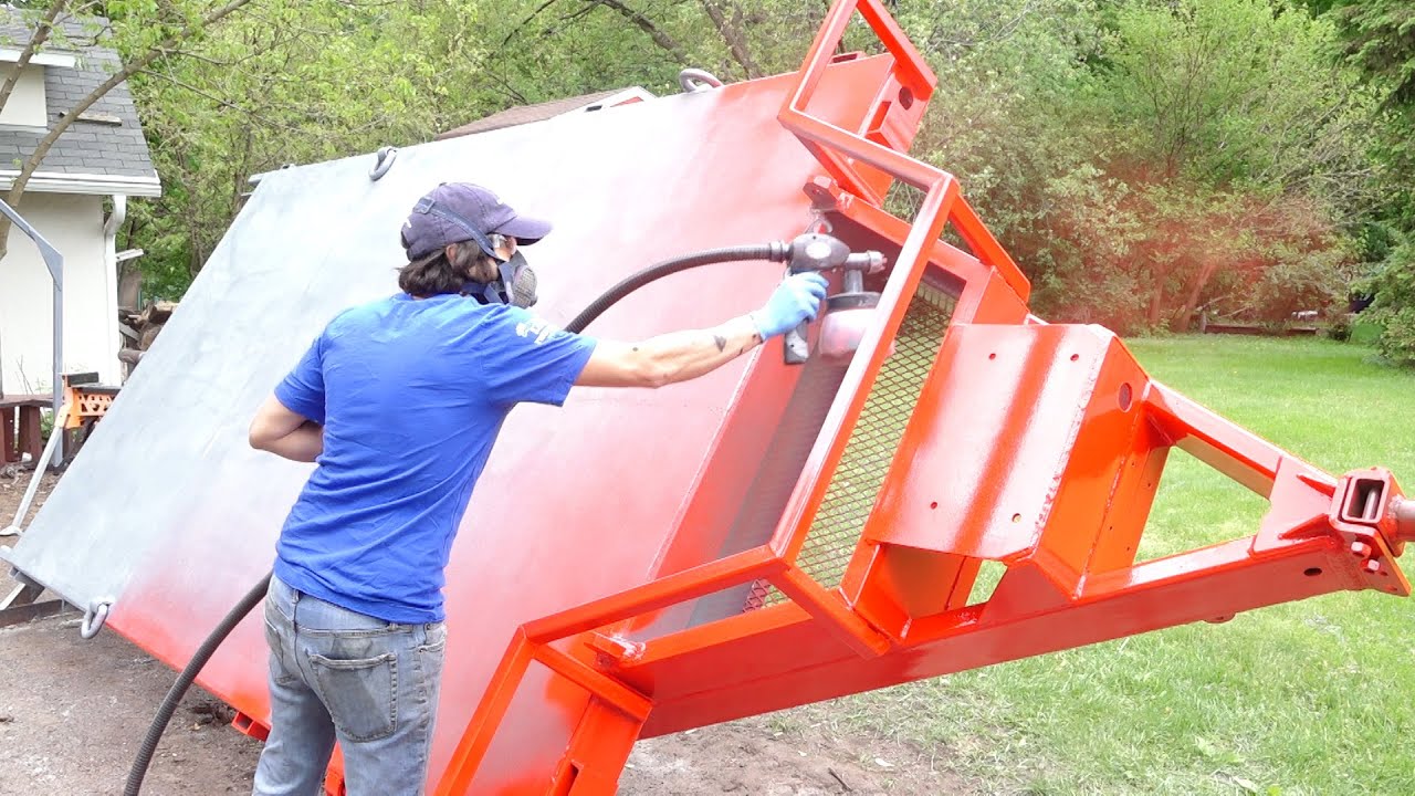 Paint and Wiring Prep - Urban Logging Trailer Build Pt 9