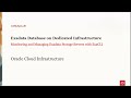 Exadata Database on Dedicated Infrastructure - Managing Exadata Storage Servers with ExaCLI