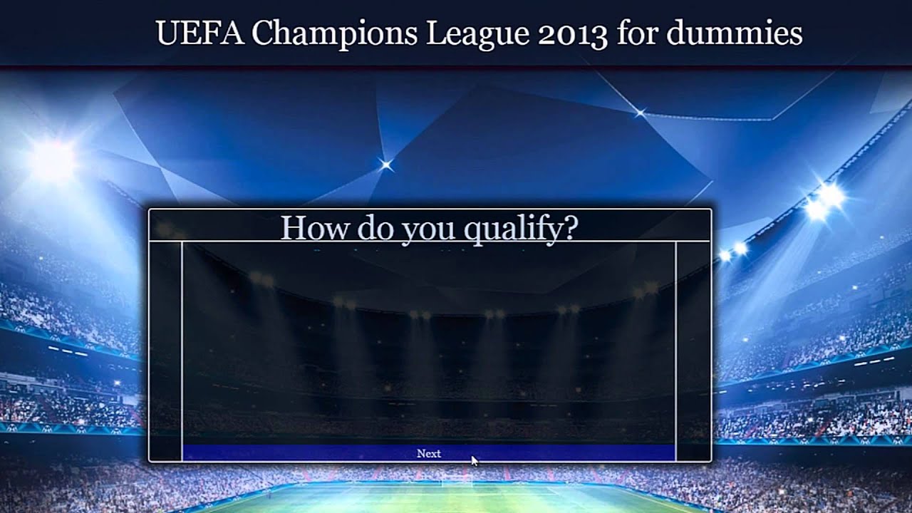 Champions league for dummies!