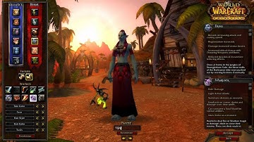▶ World of Warcraft - Troll female classes (character creation) - TGN.TV