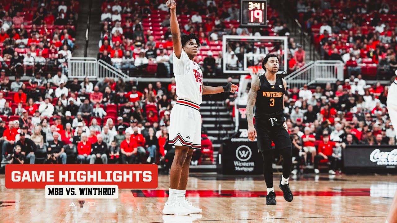 Texas Tech Basketball vs. Winthrop: Highlights | December 28th, 2025