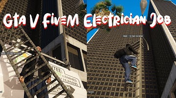 Gta V FiveM Electrician Job ESX & QBCore
