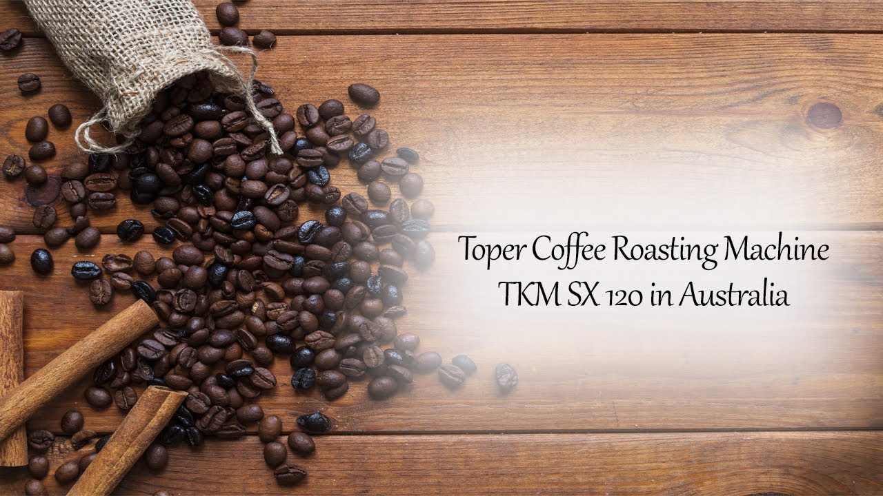 Toper Coffee Roasting Machine TKM SX 120 in Australia - YouTube