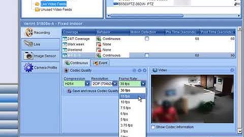 VMS TechTips Change Video Recording Settings in Video Quality