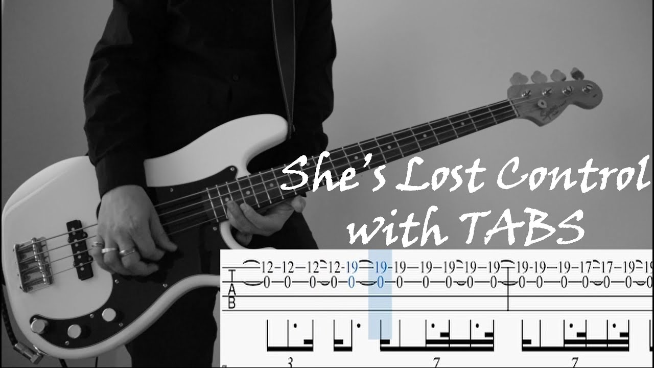 She's Lost Control - Joy Division (Bass cover with TABS)