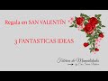 3 ideas para regala ten San Valentín, Diy, Artesanato, Haz y vende, Frascos de vidrio, Reciclaje