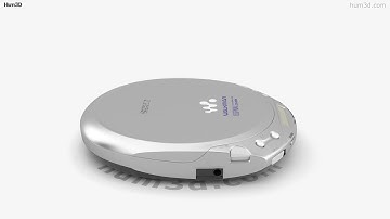 Sony Walkman CD Player 3D model by 3DModels.org
