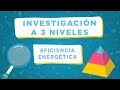 Investigación a 3 niveles. Eficiencia energética, por José Manuel González