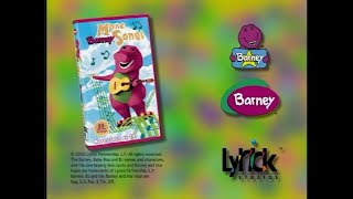 Closing To Barney - More Barney Songs 1999 Vhs