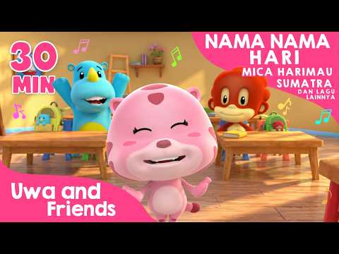 Days of the Week, Mica the Sumatran Tiger, and More Songs - 30 Minute Compilation of Toddler Songs