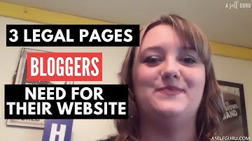 3 LEGAL PAGES YOU MUST HAVE ON YOUR WEBSITE (TIPS FROM A LAWYER AND ENTREPRENEUR)