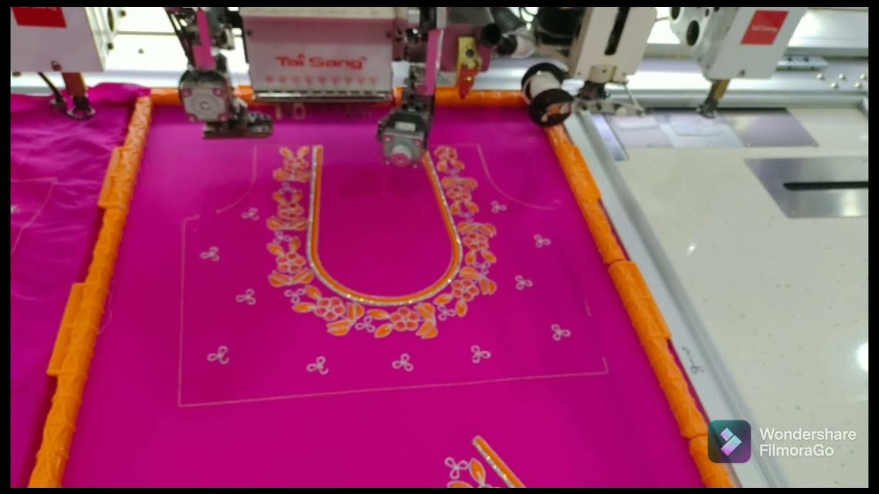 Laxmi maggam work machine Bheemgal call 9948422728,9553923535 YouTube