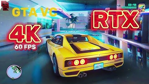 GTA Vice City: Remastered 2023 Gameplay Next-Gen Ray Tracing Graphics on RTX 3090 / GTA 5 PC MOD