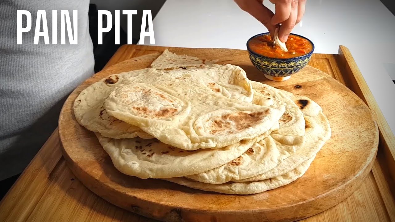 PAIN PITA (à la poele) -- FOOD IS LOVE