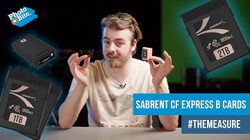 Super fast new Sabrent CF Express Pro Type B Cards review