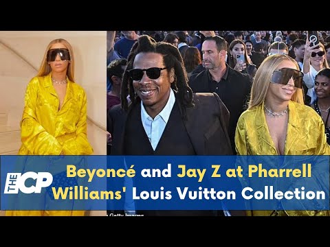 Beyonce Holds Hands With Jay-Z During Pharrell's Louis Vuitton Show –  Hollywood Life