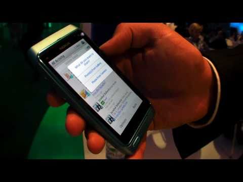 Nokia N8 demo of Nokia Messaging from Davis Fields at Nokia World 2010