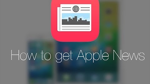 How to get News Apple App!