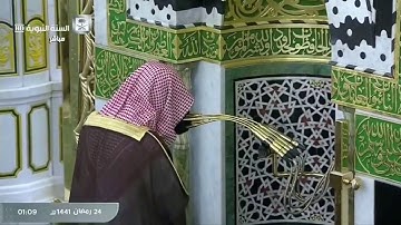 صلاة التهجد ليلة ٢٤رمضان من المسجد النبوي  ١٤٤١هجرية وتلاوة الشيخ عبد المحسن القاسم من سورة الأحزاب