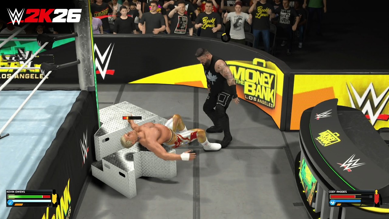 Полное видео матча Коди Роудс против Кевина Оуэнса в WWE 2K26 (WWE 2K26 Gameplay)