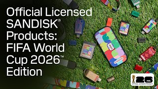 Official Licensed Sandisk Products Fifa World Cup 2026 Edition