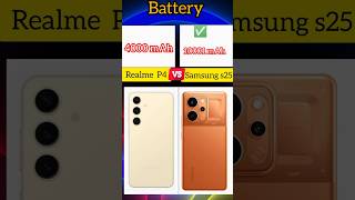 Realmi P4 vs Samsung s25 Review🔥 | Best Smartphone under 40000 | New Mobile in 2026 #tech #shorts