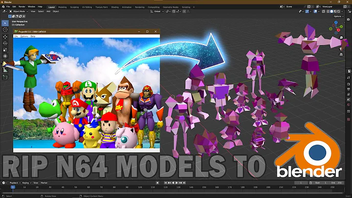 How to rip N64 models/environments into Blender