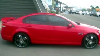 2007 Holden Commodore VE SV6 Red 6 Speed Manual Sedan