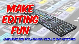 LOGICKEYBOARD Titan DaVinci Resolve Mac Keyboard Review screenshot 5