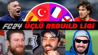 TÜM AVRUPA ÜLKELERİ ÇARKTA! EURO ELEMELERİNDEN SEÇTİK! // FC 24 ÜÇLÜ REBUILD LİGİ