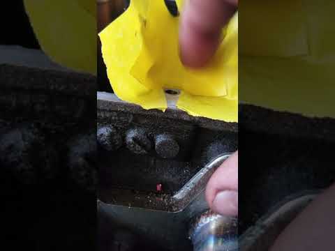 2002 honda accord broken bolt in valve cover - YouTube