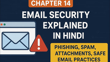 “Chapter 14: Email Security Explained in Hindi | Phishing, Spam, Attachments, Safe Email Practices”