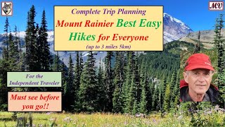 Mount Rainier Best Easy Hikes (Up to 3 miles) - Complete Trip Planning