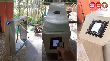 Tripod QR code reader | Kiểm soát lối đi Cổng xoay 3 càng